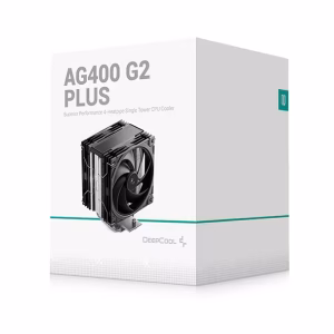 DISIPADOR DE CPU DEEPCOOL AG400 G2 PLUS, DOS VENTILADORES 120MM, PWM