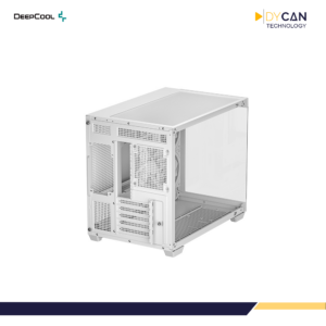 CASE GAMER DEEPCOOL CG330 3F WH, MICRO-ATX, DOBLE CÁMARA, 3 ARGB, VIDRIO TEMPLADO - Imagen 5