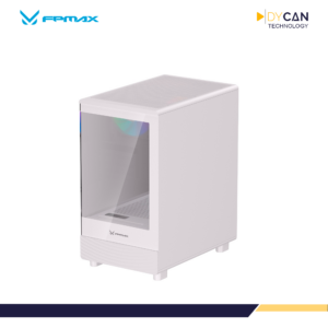 CASE GAMER FPMAX DIAMOND R2M WHITE S/FUENTE, MID TOWER, MICRO-ATX/ITX, VIDRIO TEMPLADO, ARGB - Imagen 6
