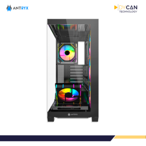 CASE GAMER ANTRYX FX-850 PRO BLACK S/FUENTE, MID TOWER, ATX, 5 ARGB, VIDRIO TEMPLADO, BTF - Imagen 6