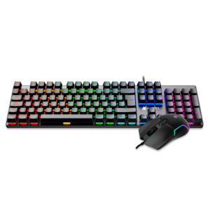 KIT GAMER ANTRYX GC-3500, TECLADO MECÁNICO RGB + MOUSE 12800 DPI