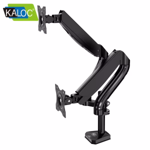 SOPORTE DOBLE PARA MONITOR KALOC KLC-DS90-2, 17"-32", 9KG POR BRAZO, VESA 75/100MM