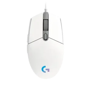 MOUSE GAMER LOGITECH G203 LIGHTSYNC WHITE, 8000 DPI, 6 BOTONES, RGB